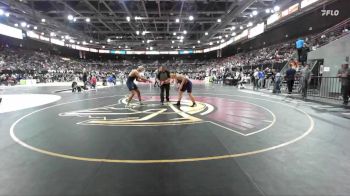 215 lbs Champ. Round 2 - Jacob Louis, Lewiston vs Logan Ullah, Mead