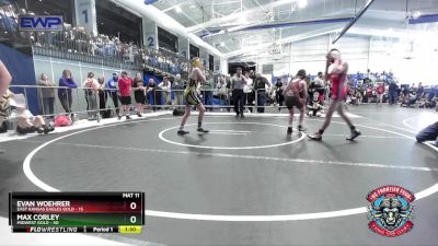 100 lbs Round 2 (4 Team) - Evan Woehrer, East Kansas Eagles Gold vs Max Corley, Midwest Gold