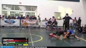 145 lbs Champ. Round 2 - Joseph Duran, Colton vs Ryder Yoshitake, San Marino