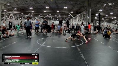 56 lbs Round 7 (8 Team) - Mason Miranda, Pride WC vs Mason Bartels, Journeymen Blue