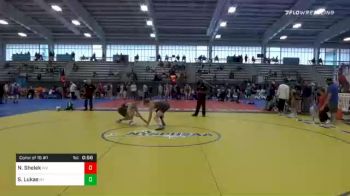 132 lbs Consolation - Nathan Shelek, WV vs Stephen Lukas, NY