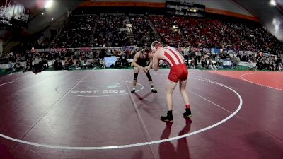 3A 150 lbs Quarterfinal - Drake Morrison, Malad vs Roper Higley, Malad