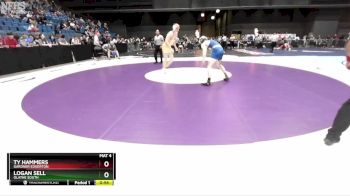 6A-165 lbs Cons. Round 3 - Logan Sell, Olathe South vs Ty Hammers, Gardner Edgerton