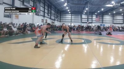 190 lbs Champ. Round 1 - Brodie Stanton, Sly Fox Wrestling Club vs Ethan Pline, Grizzly Wrestling Club