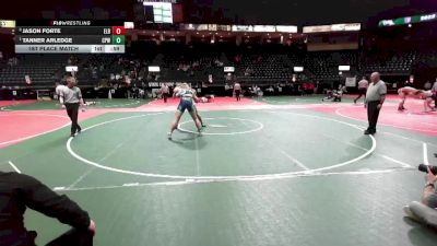 209 lbs 1st Place Match - Tanner Arledge, CPWA vs Jason Forte, ELR1