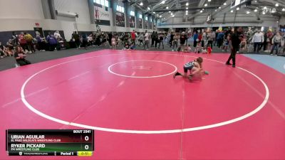 83 lbs Cons. Round 3 - Ryker Pickard, FM Wrestling Club vs Urian Aguilar, El Paso Wildcats Wrestling Club