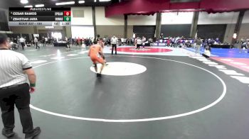 190 lbs Quarterfinal - Zbastian Jara, Dumas vs Cesar Ramos, El Paso Bel Air
