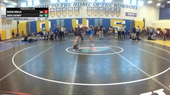 215 lbs Quarterfinal - Gavin Wells, Lake Gibson vs Jack Cathey, Jesuit