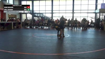125 lbs 3rd Place Match - Will Guider, Westside Wrestling Club vs Dom Bevans, Hawkeye Wrestling Academy