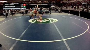 Girls 114 lbs Cons. Semi - Brielle Lucero, Farmington vs Mireya Barraza, Albuquerque