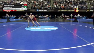 149 lbs Cons. Round 1 - Caleb Olson, Wartburg vs Avery Leonard, SUNY Oneonta