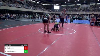 135 lbs Round Of 16 - Joseph Hartz, Bordentown vs Paul Cerminaro, Pittsburgh