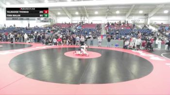 132 lbs Cons. Round 5 - Finn Malan, Wasatch vs Talmadge Thomas, Springville