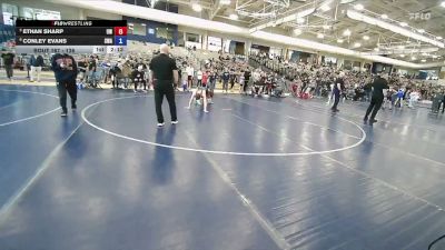 126 lbs Quarterfinal - Ethan Sharp, Uintah Wrestling vs Conley Evans, Sanderson Wrestling Academy