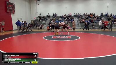 285 lbs Round 3 - Brody Minster, Mediapolis vs Hayden Cantrell, Louisa-Muscatine