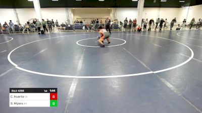 126 lbs Consi Of 16 #1 - Chris Huerta, CA vs Stephen Myers, WV