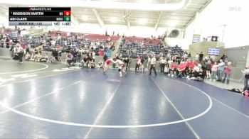 115 lbs Champ. Round 2 - Maddison Martin, Mountain Ridge vs Adi Clark, Morgan