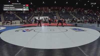 197 lbs Cons. Round 3 - Andrew Kooi, Indiana Tech vs Costen Wright, Reinhardt University (GA)