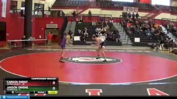 120 lbs Semis & 1st Wb (8 Team) - Carson Farist, Gilmer County vs Jaxson Owens, Adairsville