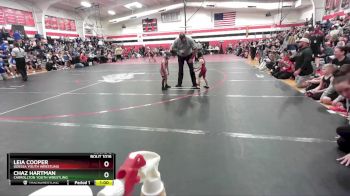 40 lbs Round 2 - Leia Cooper, Odessa Youth Wrestling vs Chaz Hartman, Carrollton Youth Wrestling