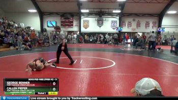 5 lbs Round 4 - George Benner, Fort Madison Wrestling Club vs Callen Pieper, Fort Madison Wrestling Club