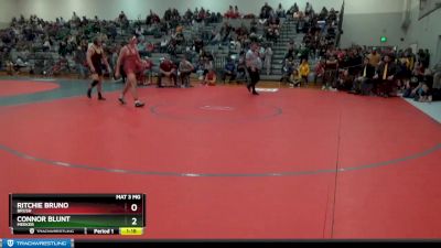 165 lbs Quarterfinal - Ritchie Bruno, Brush vs Connor Blunt, Meeker