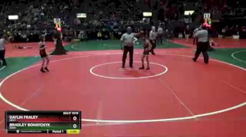 75 lbs Cons. Semi - Daylin Fraley, OHC1 vs Bradley Bohaychyk, DON1