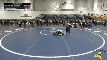 70 lbs Cons. Semi - Dillon (dj) Gervasi, Carmel Youth Wrestling Club vs Jamison Henry, Club Not Listed