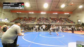 80 lbs Rr Rnd 1 - Rowan Musgrove, McAlester Youth Wrestling vs Karson Gee, Broken Bow Youth Wrestling