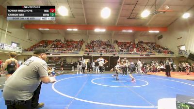 80 lbs Rr Rnd 1 - Rowan Musgrove, McAlester Youth Wrestling vs Karson Gee, Broken Bow Youth Wrestling