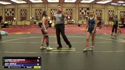 98 lbs Finals (2 Team) - Lauren MacGregor, MGW- Citrus Fruit vs Izzy Hinkle, MGW-Radical Skadattle