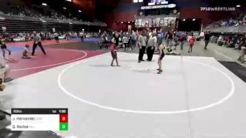 69 lbs Quarterfinal - Joshuah Hernandez, Cody WC vs Quentin Roybal, Valley WC