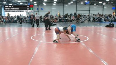 84 lbs Round 1 (9am Saturday) - Korbin Kiessling, PA USA vs Sam Smith, Iowa Black