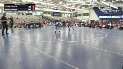 132 lbs Lucas Schulz, Ohio vs Jimmy Jimenez, California Gold