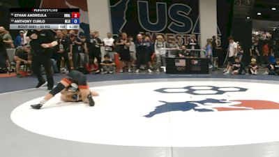 55 kg Cons. Rd Of 16 - Ethan Andreula, Savage Wrestling Academy LlC vs Anthony Curlo, New Jersey