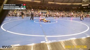 76 lbs Consi Of 8 #2 - Prentice Miller Jr., Bad Karma vs Jeremiah-Roman Castro, Savage House Wrestling Club