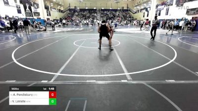 189 lbs Round Of 16 - Andrew Pendlebury, St. Christopher's School vs Vincenzo LaValle, Hanover Park