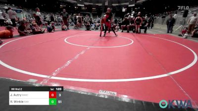 85 lbs Rr Rnd 2 - Jagger Autry, Broken Arrow Wrestling Club vs Ronan Winkle, Raw