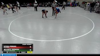 120 lbs Champ. Round 1 - Beyonce` Espinosa, Gladiator Wrestling vs Aiyana Perkins, Oklahoma