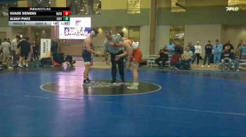 144 lbs Alijah Piatz, Bismarck Century vs Quade Siemens, Natrona County