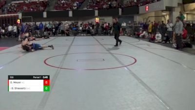 150 lbs Semifinal - Dakota Shassetz, Billings Wrestling Club vs Dakota Meyer, Montana Disciples