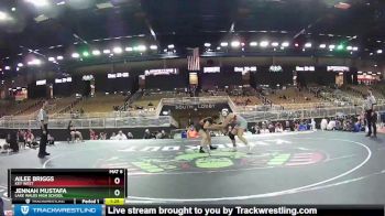 145 lbs 1st Place Match - Jennah Mustafa, Lake Wales High School vs Ailee Briggs, Key West