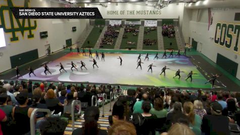San Diego State University Aztecs "San Diego CA" at 2026 WGI Guard Manhattan Beach Regional+