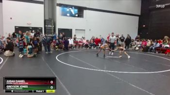 52 lbs Cons. Semi - Greyson Jones, Columbia Knights vs Judah Daniel, Pelion Youth Wrestling