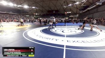 70 lbs Cons. Round 1 - Aria Griffin, Orcas Island Wrestling Club vs Charlotte Farstad, Anacortes Hawkeyes Wrestling Club