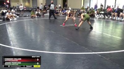 80 lbs Round 3 - Jaxon Mancuso, Predator Wrestling vs Connor Collins, Backyard Brawlers