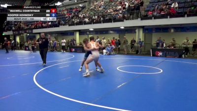 140 lbs Champ. Rd Of 16 - Maxwell Countryman, Angry Fish Wrestling vs Kooper Kovnesky, Headwaters Wrestling Academy