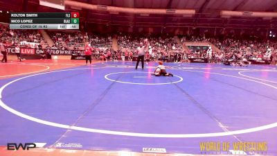 58 lbs Consi Of 16 #2 - Kolton Smith, Florida Scorpions vs Nico Lopez, Black Fox Academy