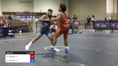 82 kg Quarters - Riley Briggs, NMU-National Training Center vs Jesse Porter, New York Athletic Club