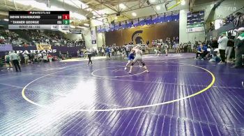 132 lbs Champ. Round 1 - Devin Stavenjord, University High vs Tanner George, Coeur D Alene